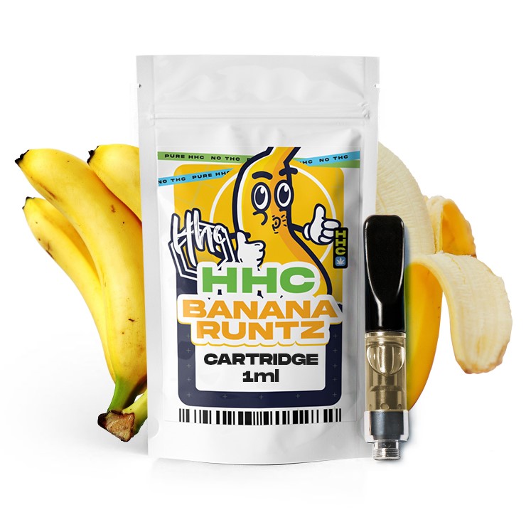 Czech CBD HHC-cartridge Banaan Runtz 94%, 1 ml