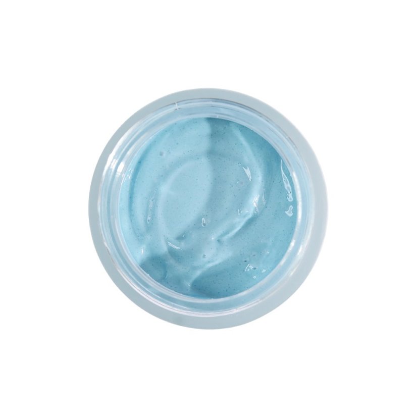 Cannor Kem tẩy tế bào chết mặt hạt phỉ Blue Clay & CBD, 50 ml