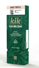 Kalibloom HHC Vape Pliiats Valge Trühvlid 90 %, 1000 mg HHC, 1 Jr