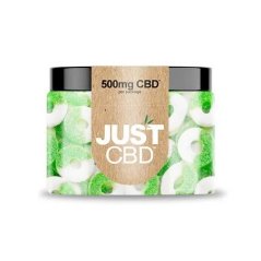 JustCBD Гуми Ябълкови пръстени 250 mg - 3000 mg CBD