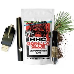 Czech CBD HHC Set Batterij + Cartridge Gorilla lijm, 94 %, 1 Jr