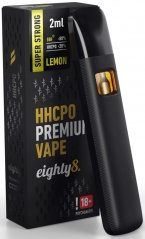 Eighty8 HHCPO Vape Pen Super Strong Premium Lemon, 20% HHCPO, 2 მლ