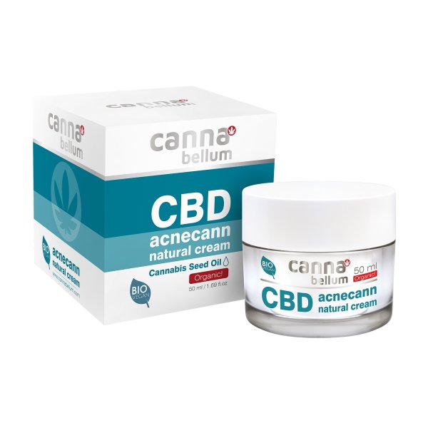 Cannabellum CBD acnecann natuurlijke crème, 50 ml - verpakking van 10 stuks