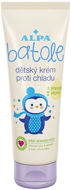 Alpa Batole crema invernale baby all'olio d'oliva 75 ml, confezione da 10 pz