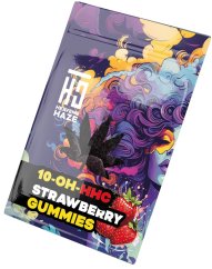 Heavens Haze 10-OH-HHC Gummies Strawberry, 3 db