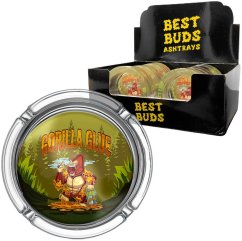 Best Buds Scrumiere mari din sticla Gorilla Glue (6 buc/afisaj)