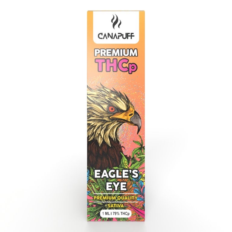 CanaPuff OJO DE ÁGUILA 79 % THCp - Pluma vaporizador desechable, 1 ml