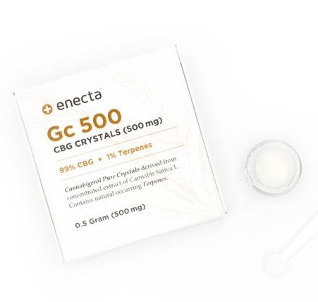 Enecta Kryształy konopi CBG (99%), 500 mg