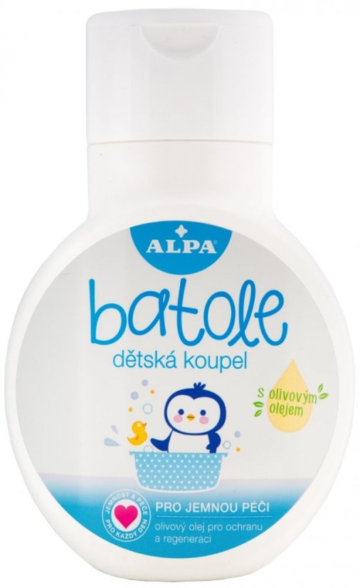 Alpa Batole Babybad mit Olivenöl 200 ml, 5er Pack