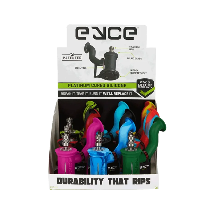 Eyce Rig II, Caja Display de 9 piezas de diferentes colores