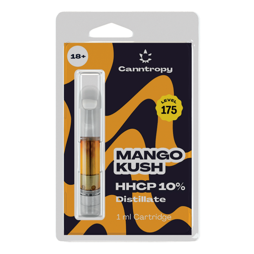 Canntropy HHCP Hộp Mango Kush - 10% HHCP, 85% CBD, 1 ml