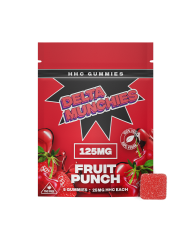 Delta Munchies Sadni punč HHC Gumiji, 125 mg, 5 kos