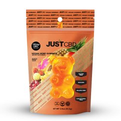 JustCBD vegánski gumídci Exotic Fruit 300 mg CBD