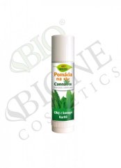 Bione CANNABIS lūpų balzamas su taukmedžiu 5 ml - 25 vienetų pakuotė