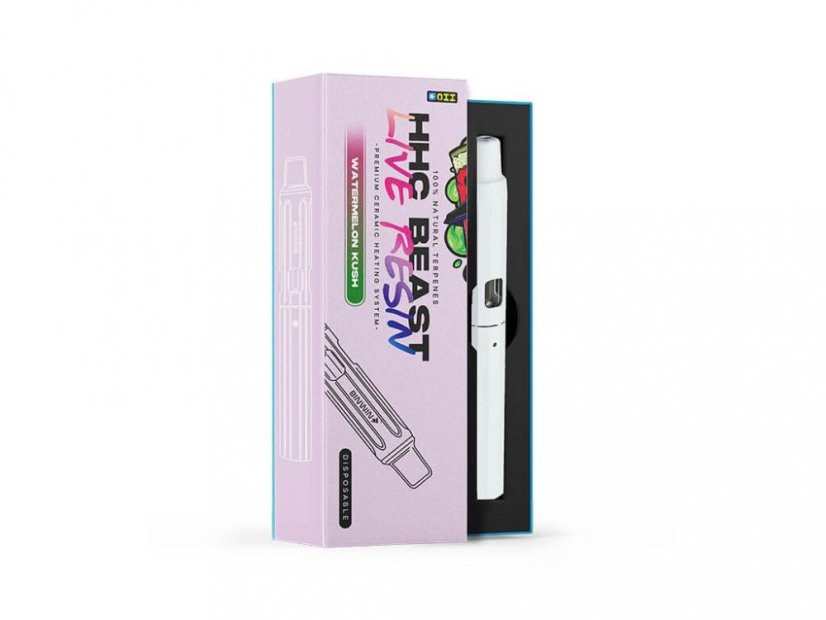 Czech CBD HHC Vape BEAST Watermelon Kush Live hars, 94%, 1 ml