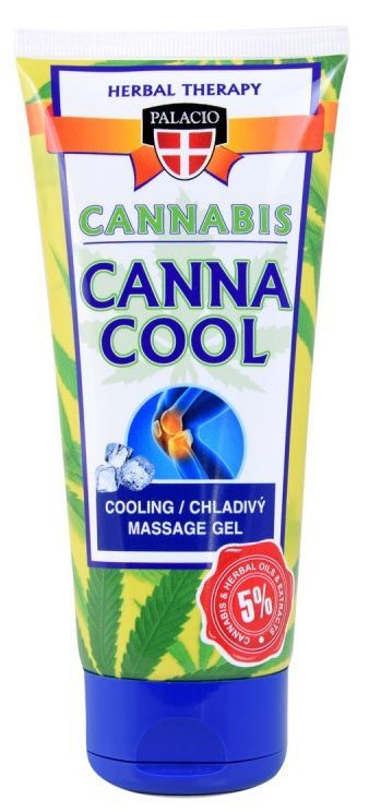 Palacio Hampun hierontageeli CANNACOOL (cool) putki, 200 ml - 25 kappaleen pakkaus