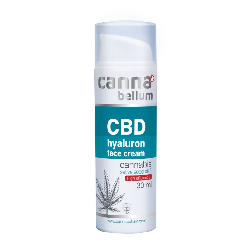 Cannabellum Crème visage CBD hyaluron, 30 ml - paquet de 6 pièces