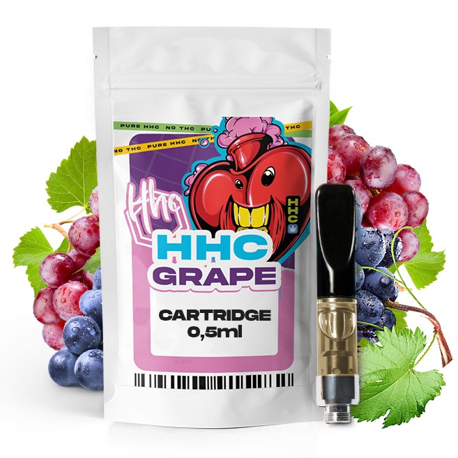 Czech CBD Cartucho HHC Uvas, 94 %, 0,5 jr