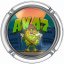 Best Buds Small Glass Ashtrays AK47 (6pcs/display)
