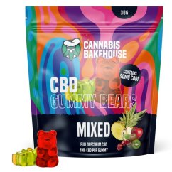 Cannabis Bakehouse CBD vaisių guminukai - 30g, 22 vnt x 4 mg CBD