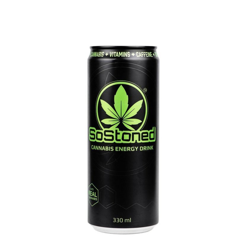 Euphoria SoStoned Cannabis Energiajuoma 330 ml - 24 kpl