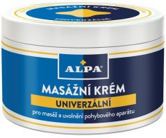 Crema de masaje Alpa 250 ml, paquete de 4 piezas