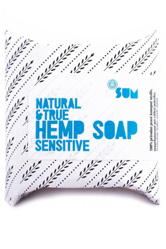 SUM jabón de cáñamo sensible Natural&True 80 g