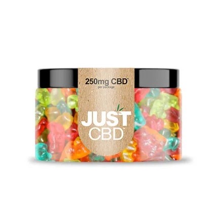 JustCBD vaisinės gumos 250 mg – 3000 mg CBD