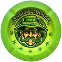 Best Buds Kovový popelník, Mr. Green Farmer