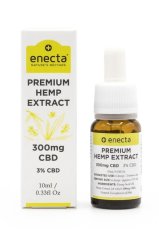 Enecta CBD ヘンプオイル 3%、300 mg、10 ml