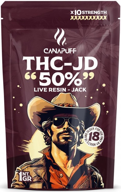 CanaPuff THCJD Flowers Jack 50% THCJD, 1 g - 5 g