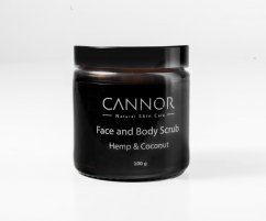 Cannor Peeling voor gezicht en lichaam - Face & Body Scrub, 100g