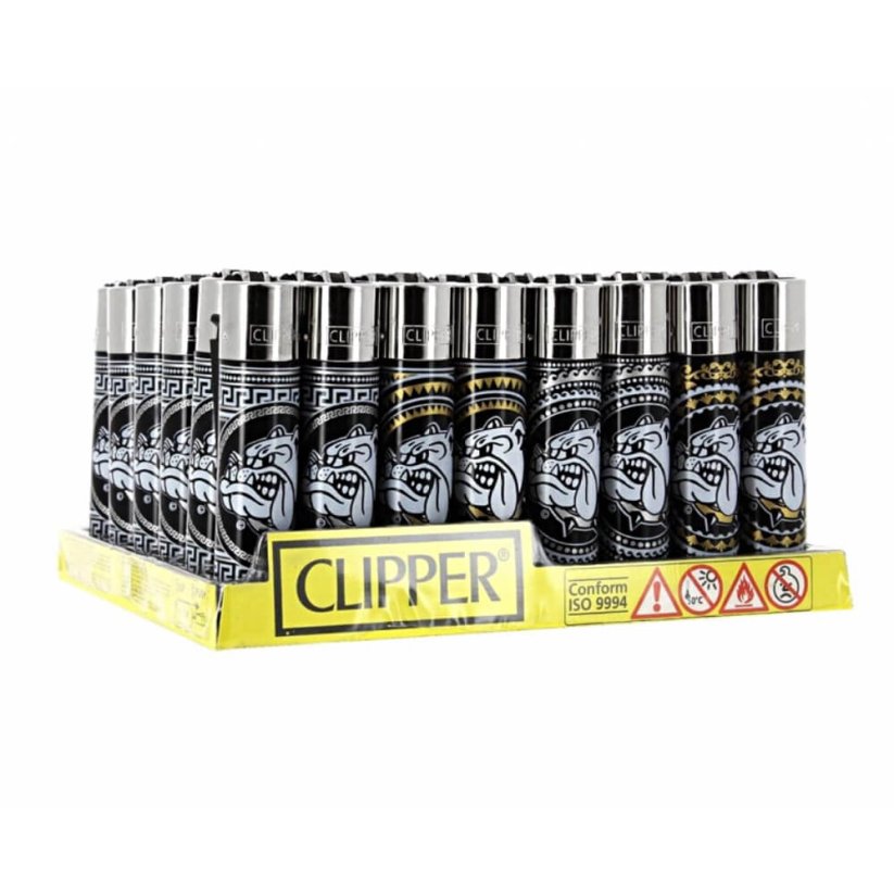 The Bulldog Clipper Lighters Inca, 48 pcs / display