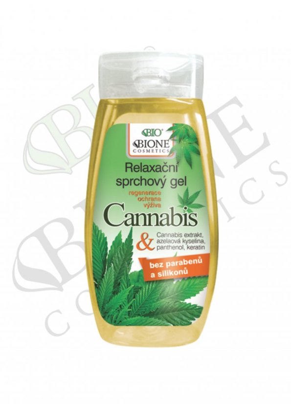 Bione Gel mandi santai CANNABIS, 260 ml