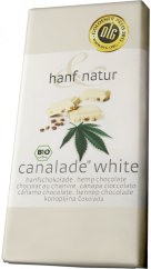 Canalade Bio Organic Hampun valkoinen suklaa - laatikko (10 patukkaa)