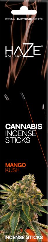 Haze Cannabis Incense Sticks Mango Kush - Χαρτοκιβώτιο (6 πακέτα)