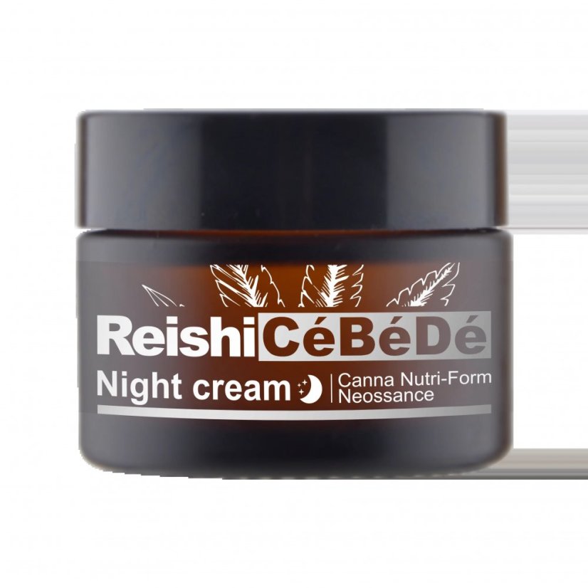 Palacio Crema de noche reafirmante Reishi CéBéDé, 50 ml - paquete de 10 piezas