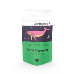 Cannastra HHC flor Viaje Astral 70 %, 1 g - 100 g