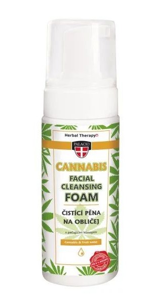 Palacio Schiuma detergente viso alla cannabis, 150 ml