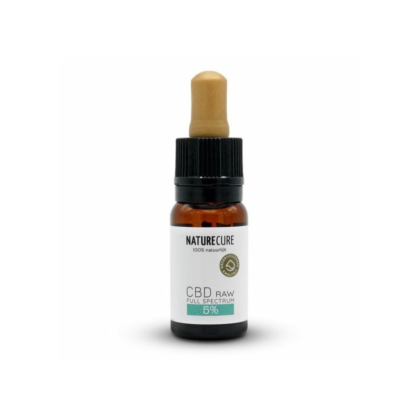 Nature Cure Surowy olej CBD o pełnym spektrum działania - 5%, 10 ml, 500 mg