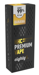 Eighty8 HHC Vape Bananas, 99 % HHC, 0,5 Jr