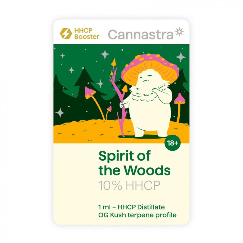 Cannastra Φυσίγγιο HHCP Spirit of the Woods (OG Kush), 10 %, 1 Jr