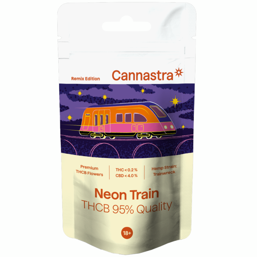 Cannastra THCB Flower Neon Train, THCB 95% kwaliteit, 1g - 100 g