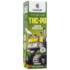 CanaPuff Jednorazové vape pero Lemon Diesel Lift, 79 % THCPO, 1 ml