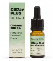 *Enecta CBDay Plus Zbilansowany olej CBD o pełnym spektrum działania 10%, 1000 mg, 10 ml