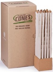 The Original Cones, Konusi Bio Organic Hemp King Size Bulk Box 1000 kosov
