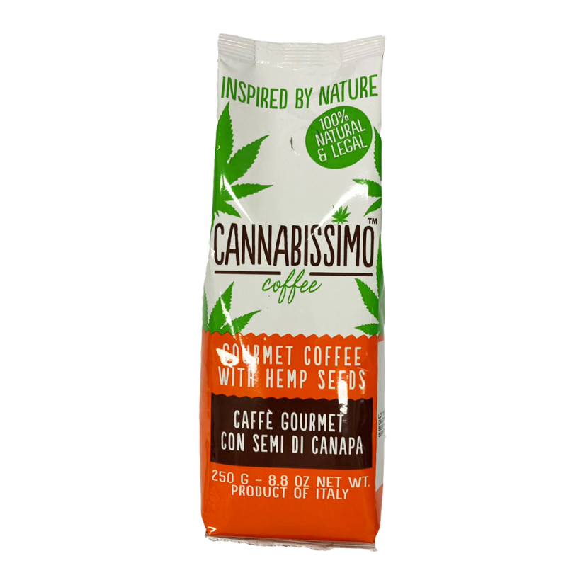 Cannabissimo - café com sementes de cânhamo, 250 g