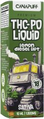 CanaPuff THCPO líquido limão diesel elevador, 1500 mg
