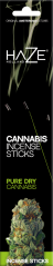 Haze Cannabis Incenso Sticks Pure Dry Cannabis - Caixa (6 pacotes)