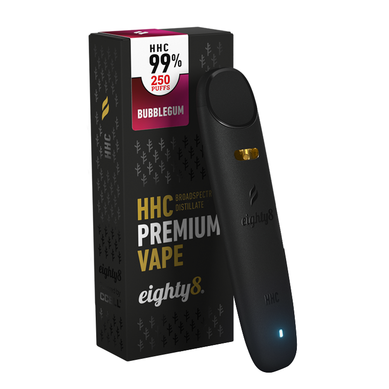 Eighty8 HHC „Vape“ burbuliukai, 99% HHC, 0,5 ml